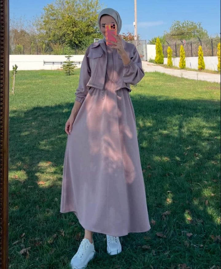 Winter Collection Zipper Coati With Maxi