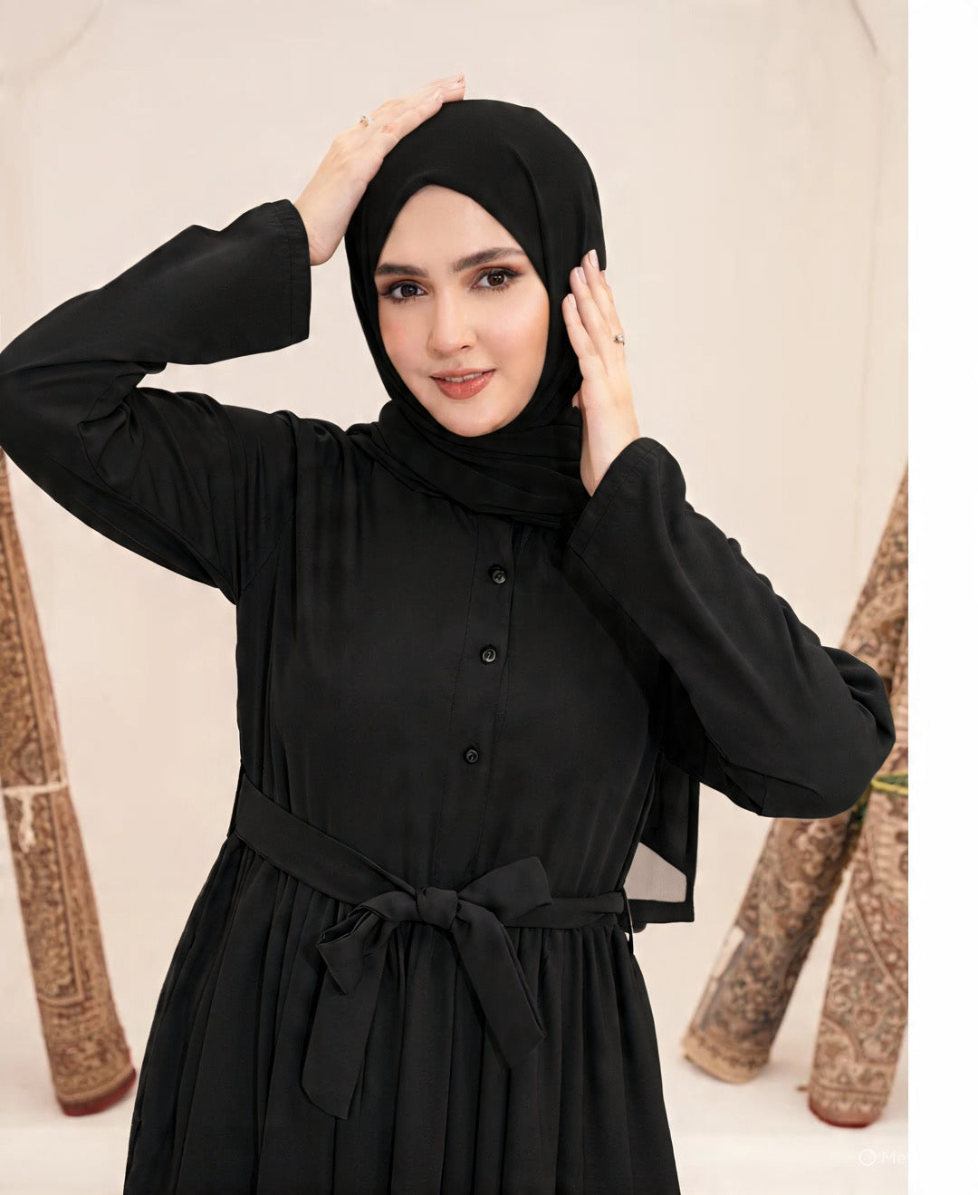 New Mina Abaya With Stollar